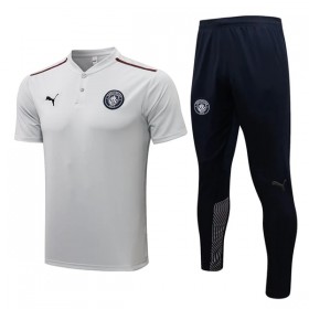 Manchester City Polo De Entrenamiento 2022/23 Gris Claro - Hombre